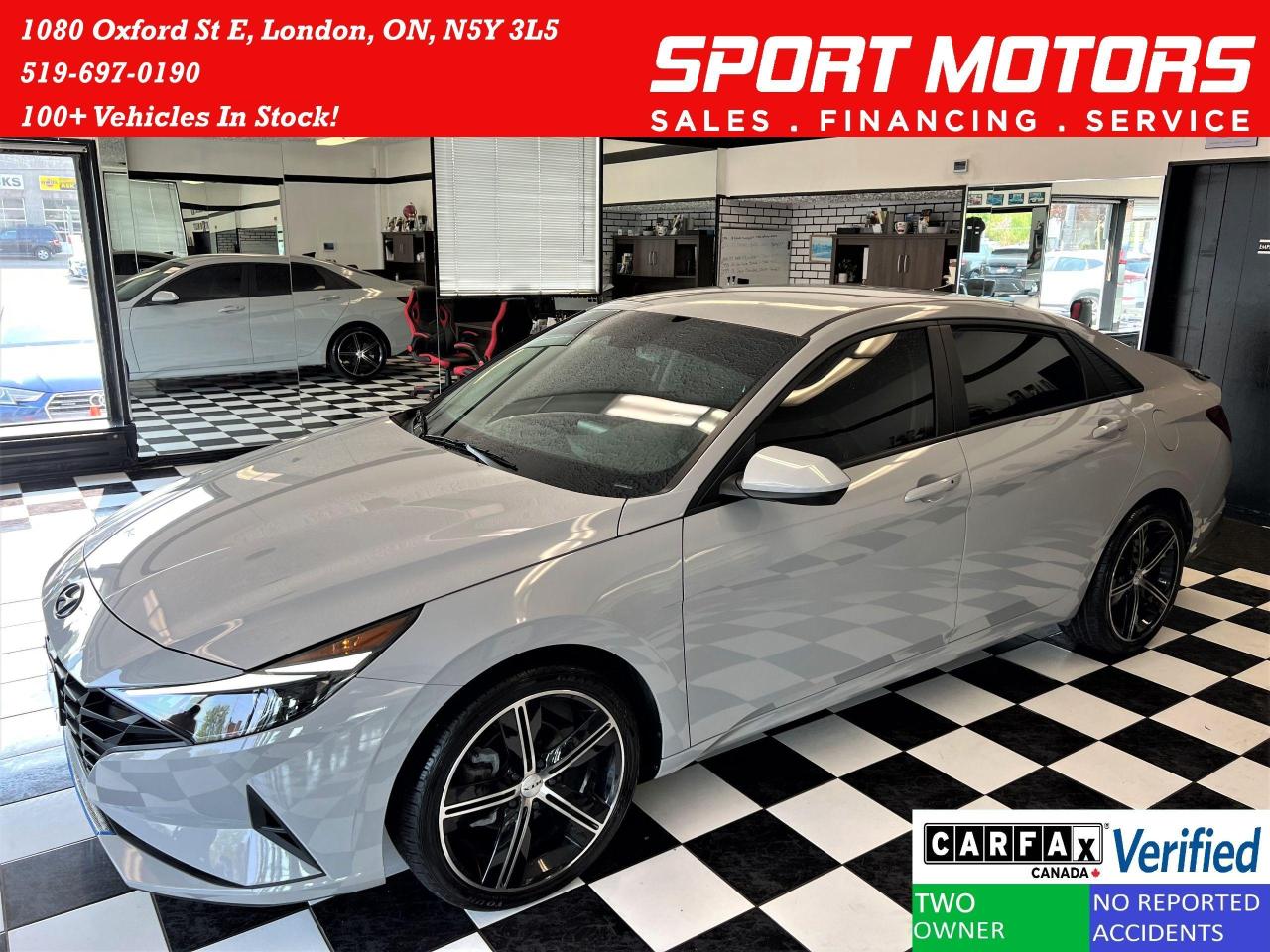 Used 2021 Hyundai Elantra Preferred+Lane Keep+Apple Play+Camera+CLEAN CARFAX for sale in London, ON