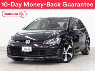 Used 2017 Volkswagen Golf GTI Autobahn w/ Apple CarPlay & Android Auto, Adaptive Cruise Control for sale in Toronto, ON