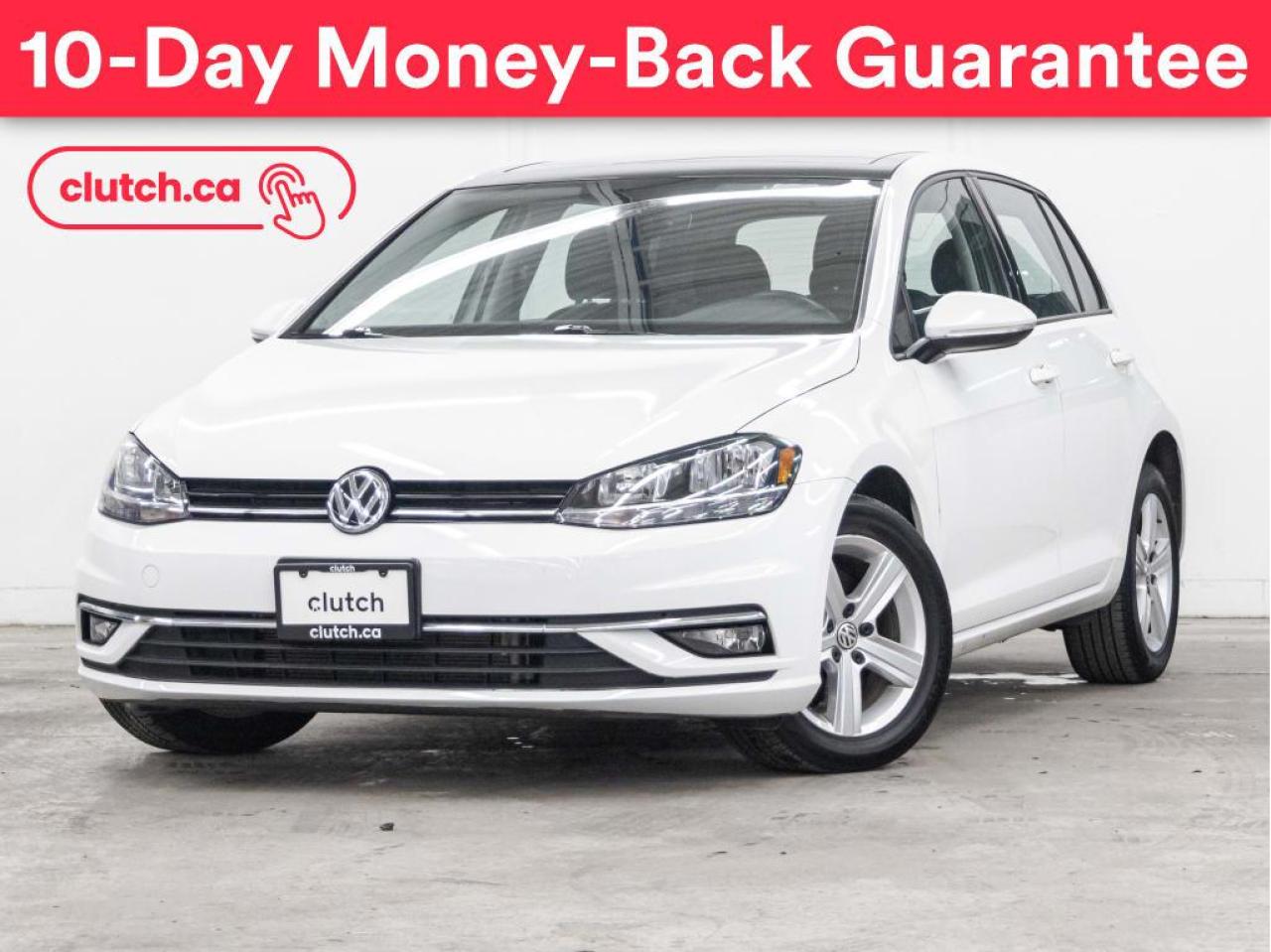 Used 2018 Volkswagen Golf Comfortline w/ Sunroof, Apple CarPlay, Backup Cam for sale in Toronto, ON