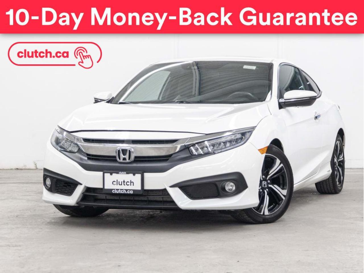 Used 2018 Honda Civic COUPE Touring w/ Adaptive Cruise, Apple CarPlay & Android Auto for sale in Toronto, ON