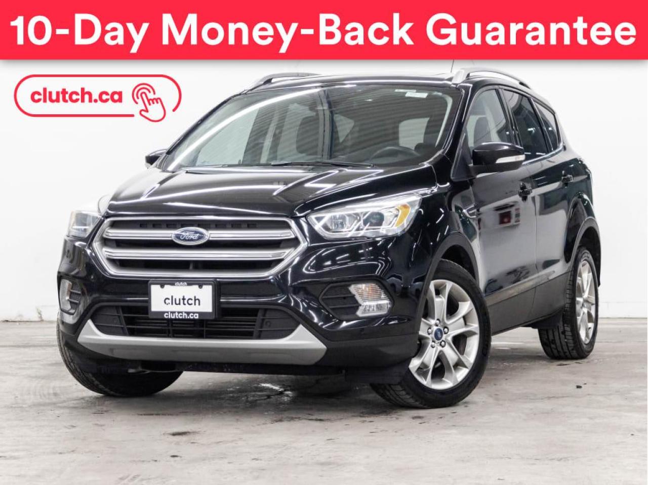 Used 2017 Ford Escape Titanium w/ Sync 3, Reverse Camera, Moonroof, Heated Front Seats for sale in Toronto, ON
