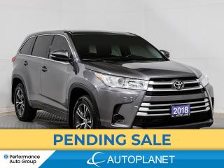 Used 2018 Toyota Highlander LE AWD, 8 Seater, Back Up Cam, Heated Seats! for sale in Brampton, ON