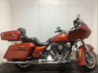 2011 Harley-Davidson FLTRX Road Glide, 1690cc, 103 cubic inch V-Twin, 2 cylinder, manual, belt drive, ABS brakes, cruise control, AM/FM radio, CD player, slim tour pack, orange exterior, black interior, leather. $15,960.00 plus $375 processing fee, $16,335.00 total payment obligation before taxes.  Listing report, warranty, contract commitment cancellation fee, financing available on approved credit (some limitations and exceptions may apply). All above specifications and information is considered to be accurate but is not guaranteed and no opinion or advice is given as to whether this item should be purchased. We do not allow test drives due to theft, fraud and acts of vandalism. Instead we provide the following benefits: Complimentary Warranty (with options to extend), Limited Money Back Satisfaction Guarantee on Fully Completed Contracts, Contract Commitment Cancellation, and an Open-Ended Sell-Back Option. Ask seller for details or call 604-522-REPO(7376) to confirm listing availability.