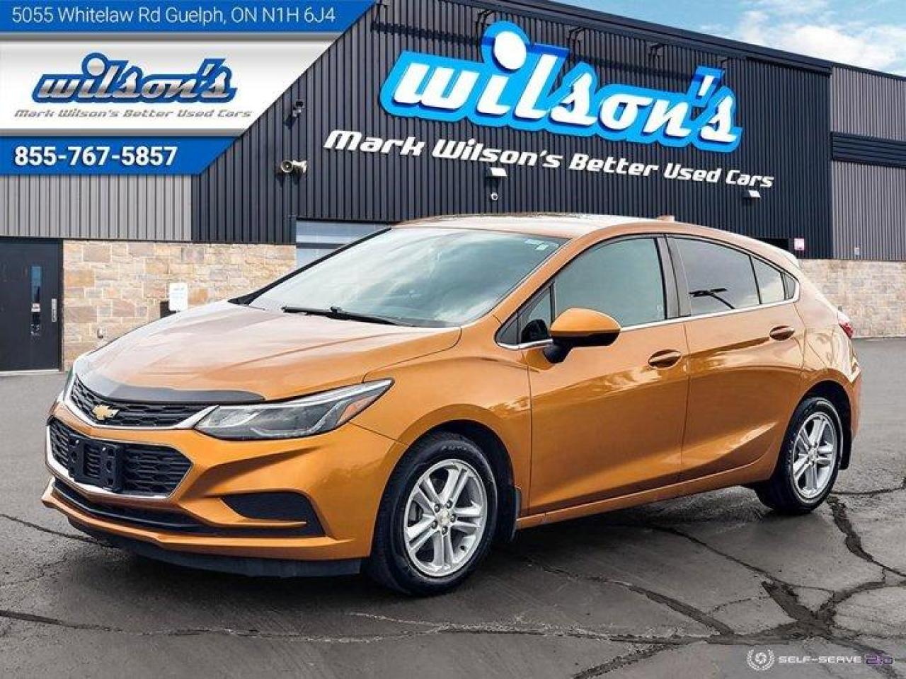 Used 2017 Chevrolet Cruze LT 4DR HATCH, Back-Up Camera, Heated Seats, Power Seat, New Tires & Much More! for sale in Guelph, ON