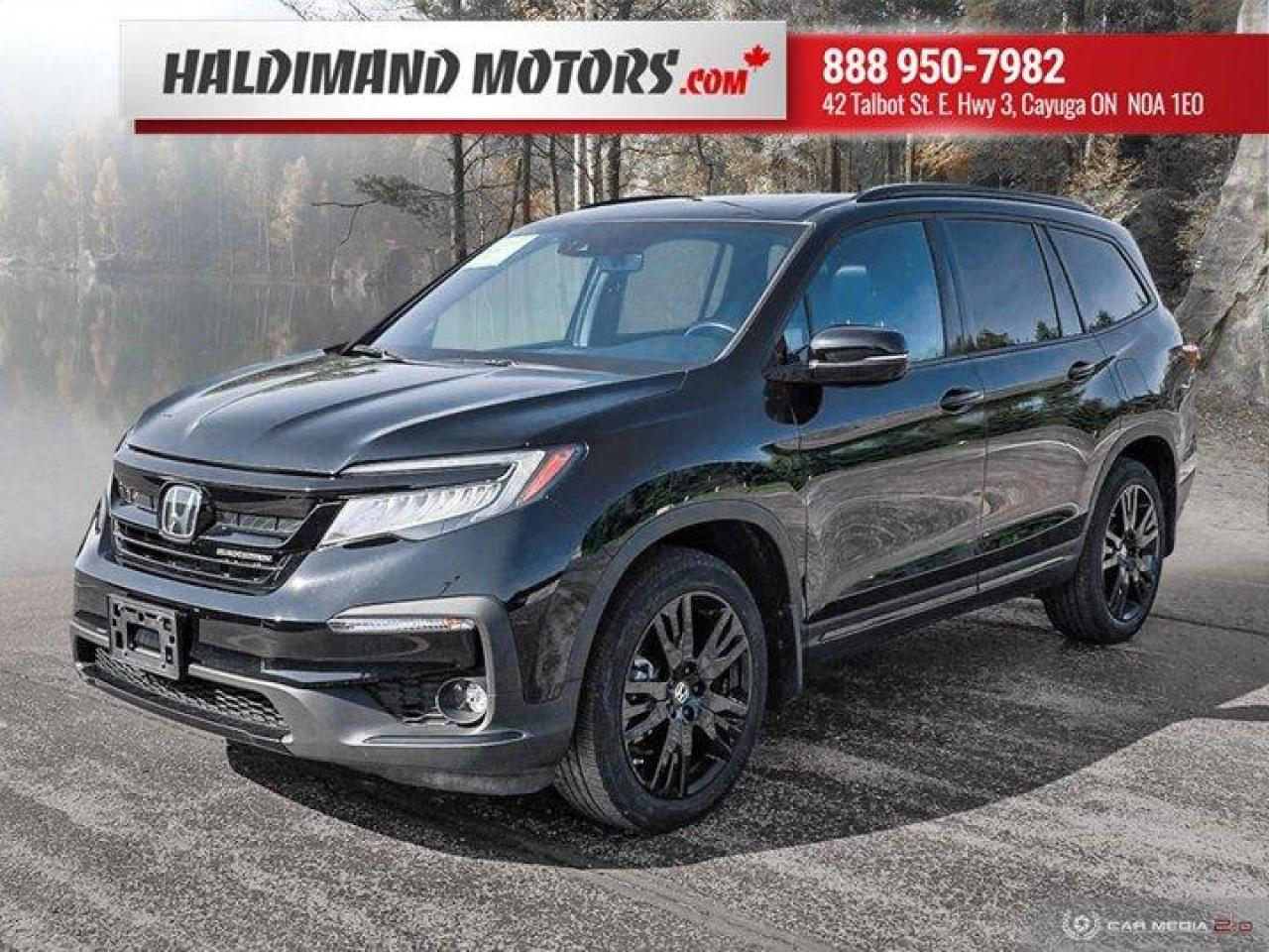 Used 2021 Honda Pilot Black Edition for sale in Cayuga, ON