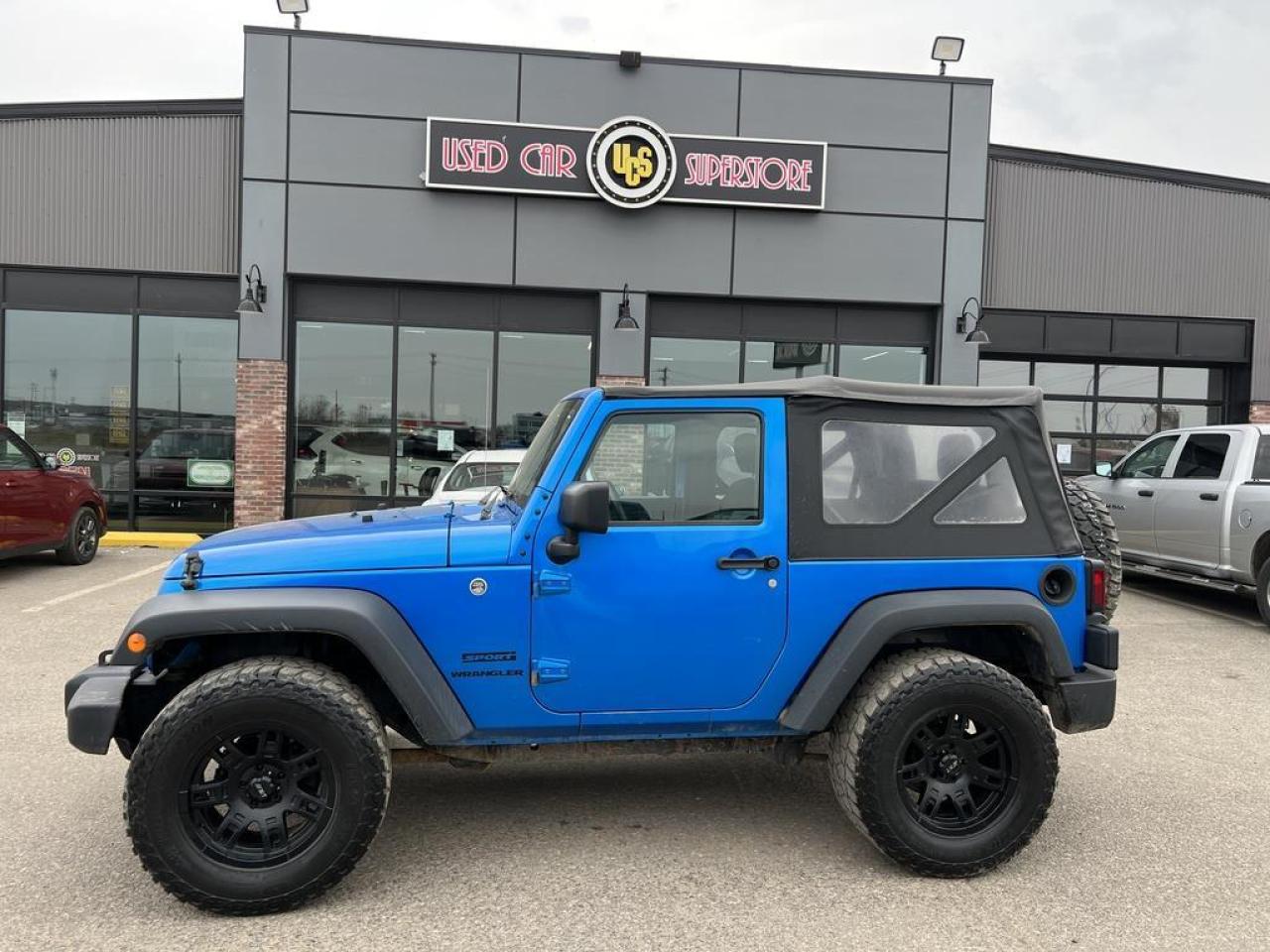Used 2016 Jeep Wrangler 4WD 2dr Sport for sale in Thunder Bay, ON