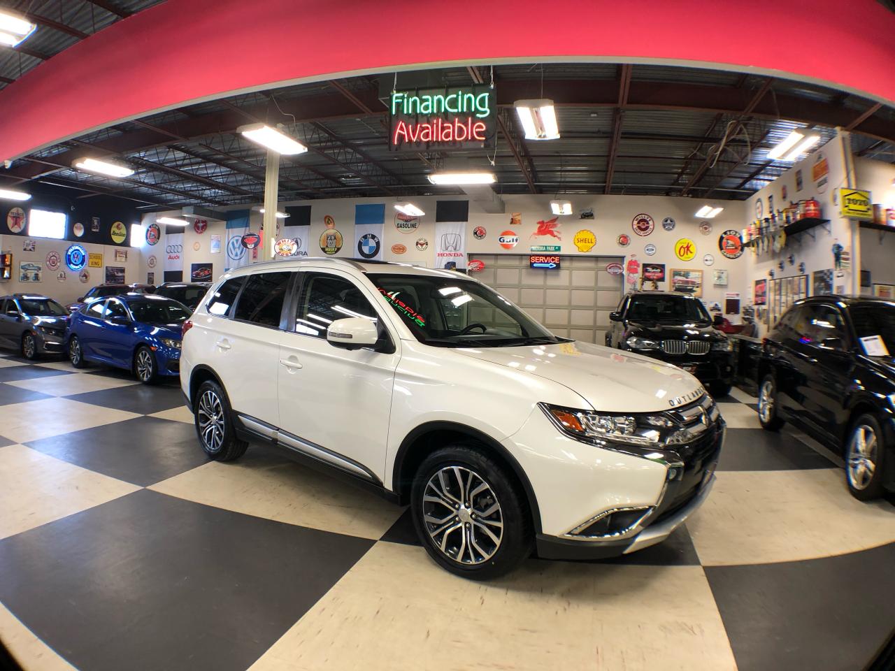 Used 2018 Mitsubishi Outlander ES AWC 7 PASS LEATHER SUNROOF B/SPOT 360/CAMERA for sale in North York, ON