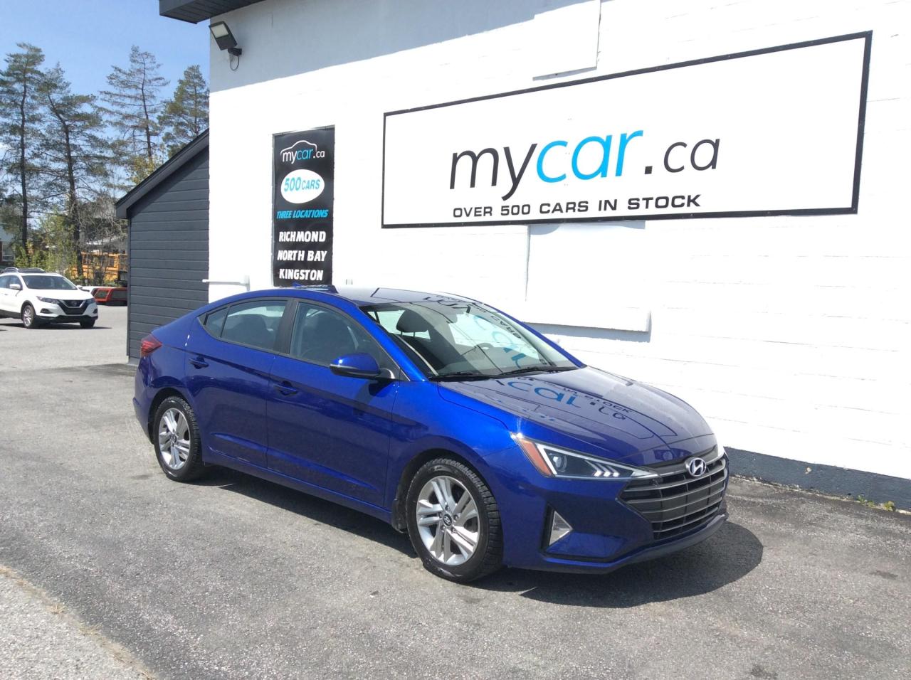 Used 2019 Hyundai Elantra Preferred ALLOYS. HEATED SEATS/WHEEL. BACKUP CAM. CARPLAY. for sale in North Bay, ON