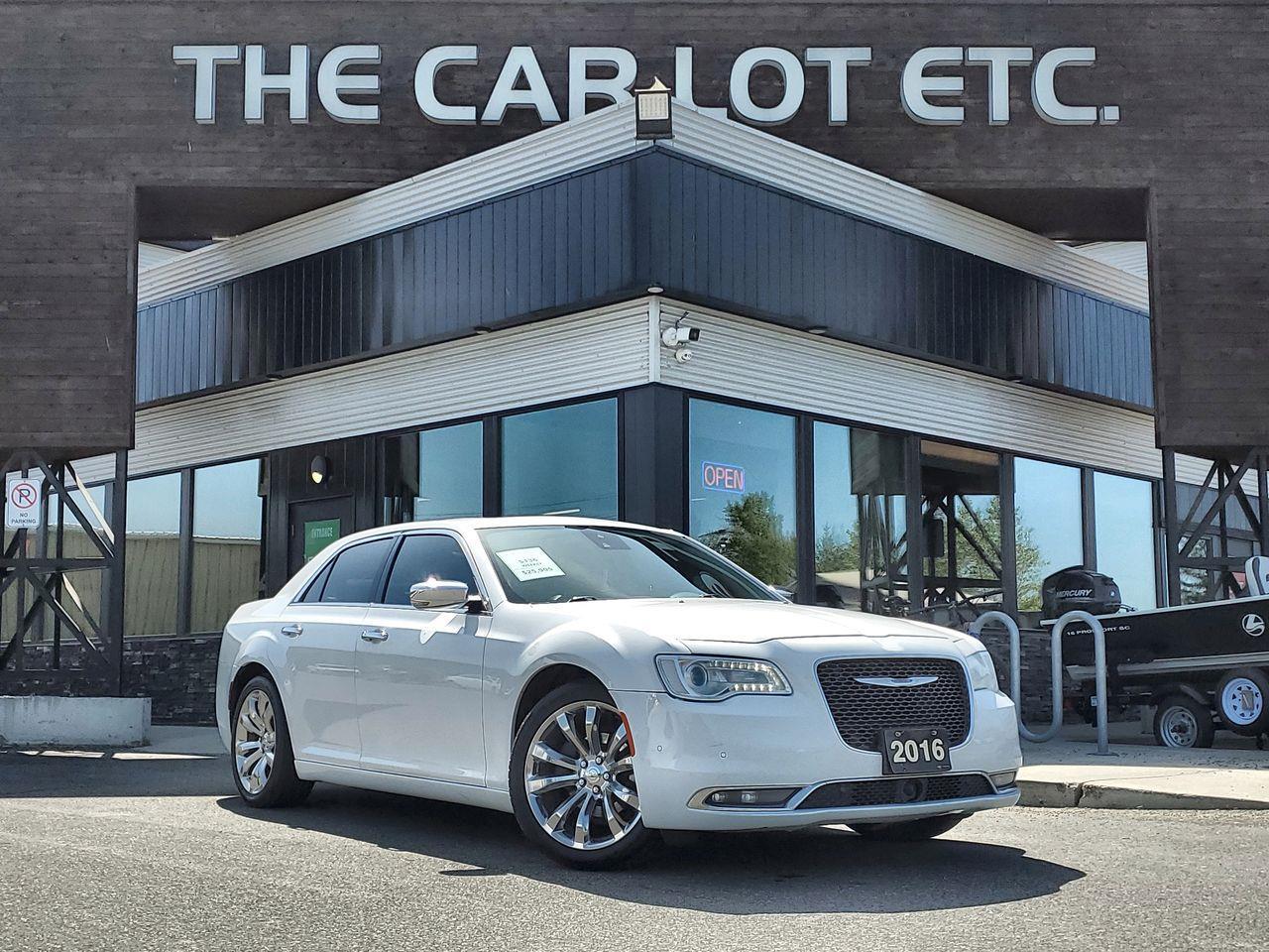 Used 2016 Chrysler 300C HEATED LEATHER SEATS, BACK UP CAM, NAV, CRUISE CONTROL, MOONROOF, BLUETOOTH!! for sale in Sudbury, ON