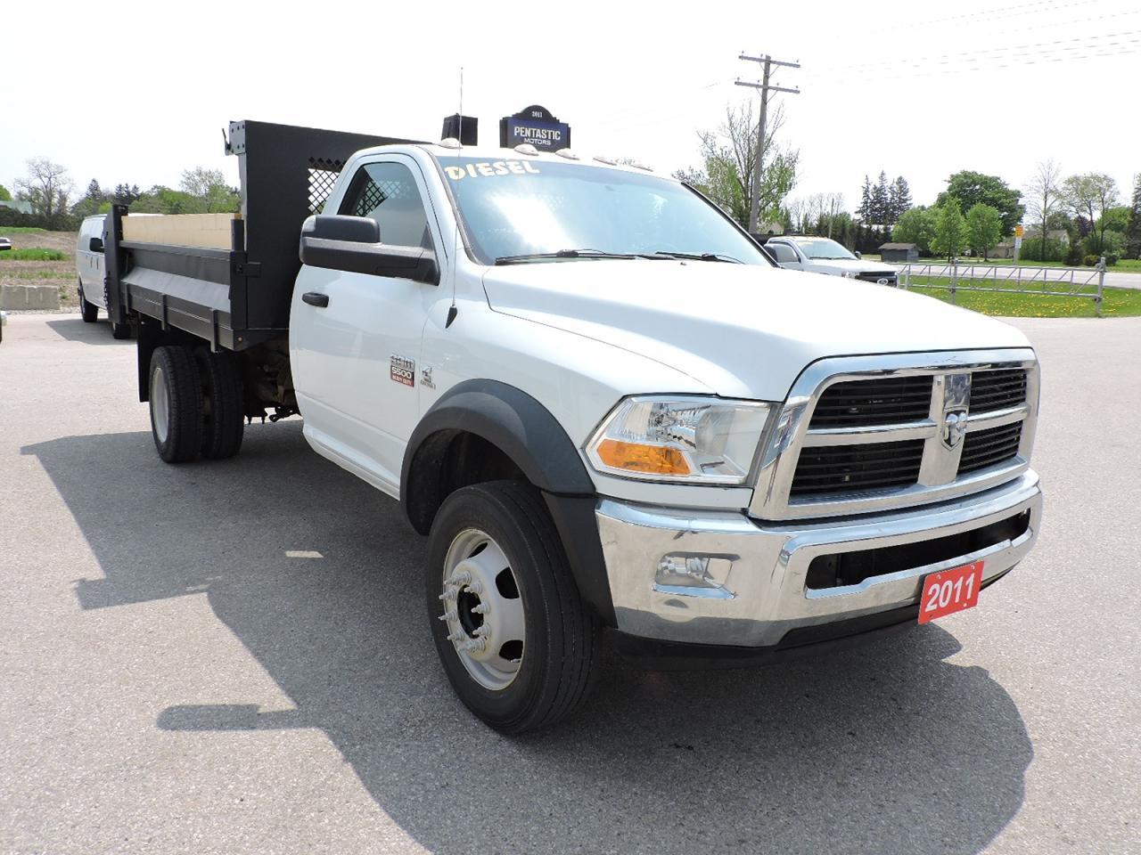2011 RAM 5500 SLT Diesel 4X4 1-Owner Well Oiled Only 49000 KMS