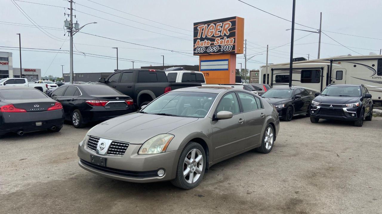 2004 Nissan Maxima *LEATHER*ALLOYS*SUNROOF*LOADED*RUNS WELL*AS IS