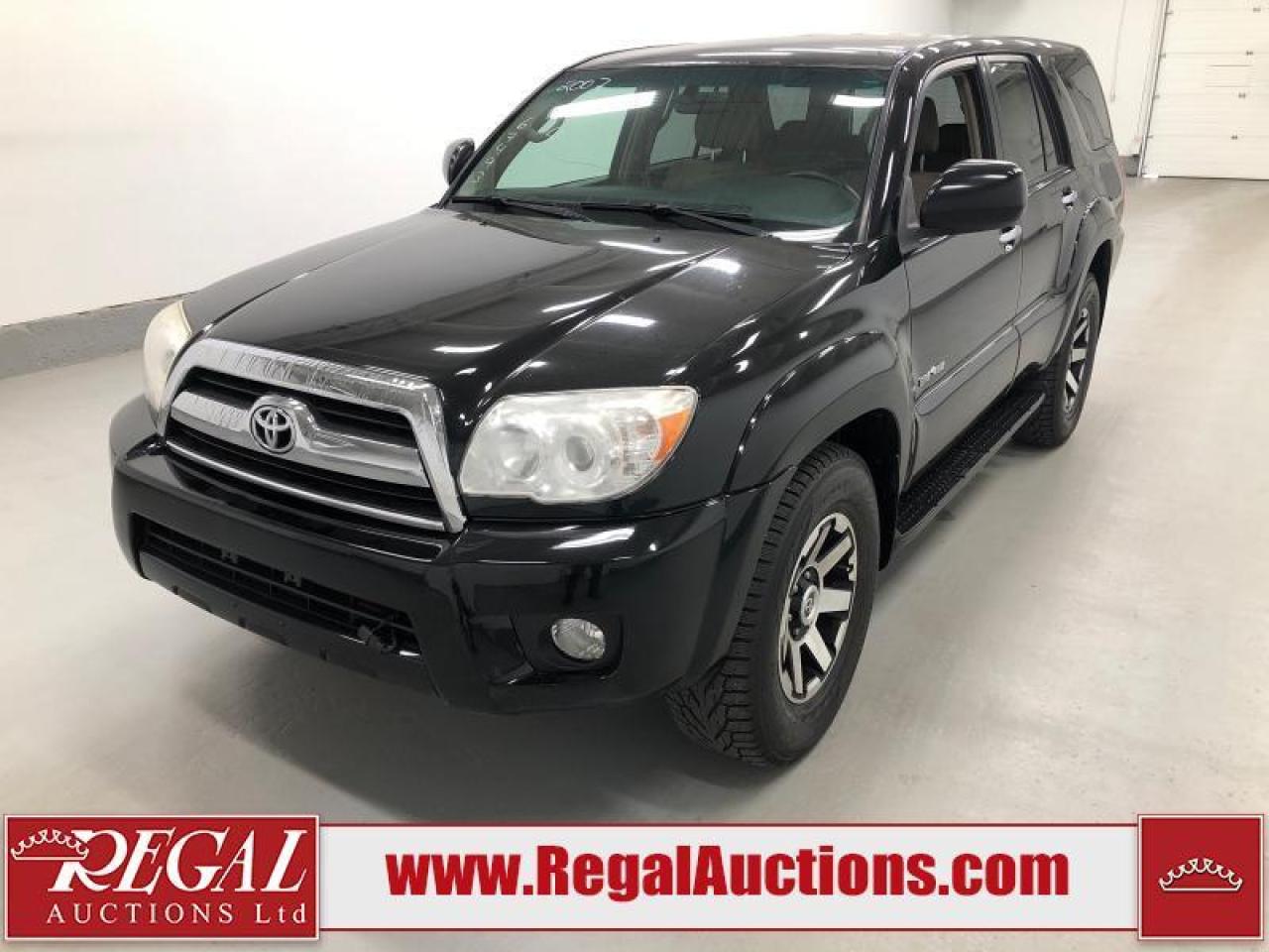 Used 2007 Toyota 4Runner SR5 for sale in Calgary, AB