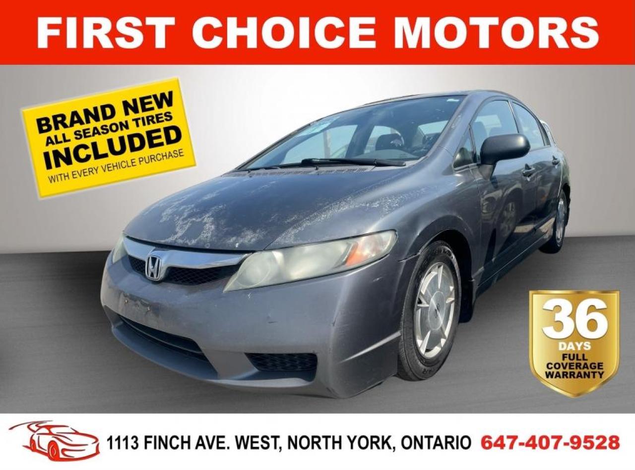 Used 2009 Honda Civic DX-G ~MANUAL, FULLY CERTIFIED WITH WARRANTY!!!~ for sale in North York, ON