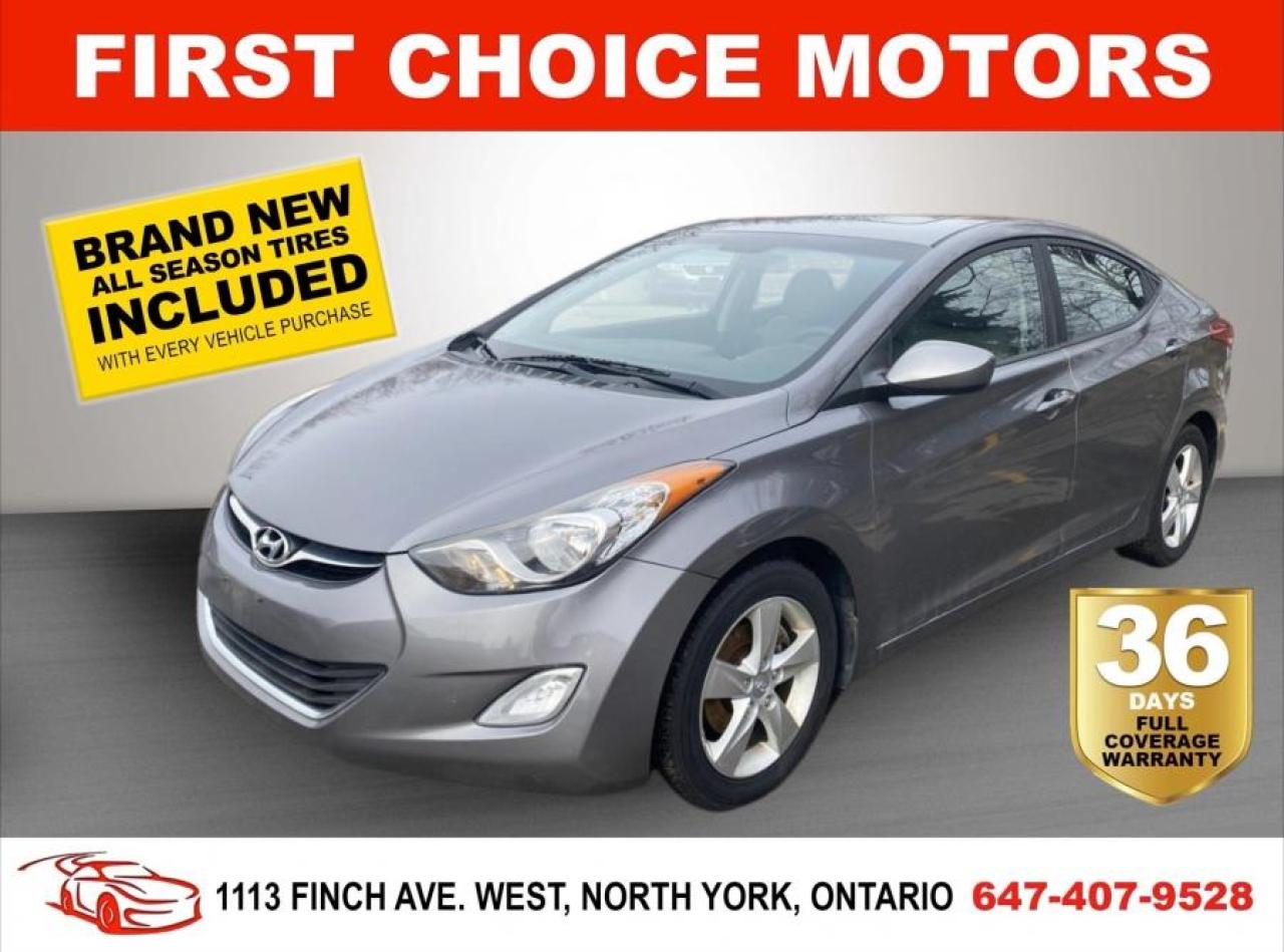 Used 2012 Hyundai Elantra LIMITED ~AUTOMATIC, FULLY CERTIFIED WITH WARRANTY! for sale in North York, ON