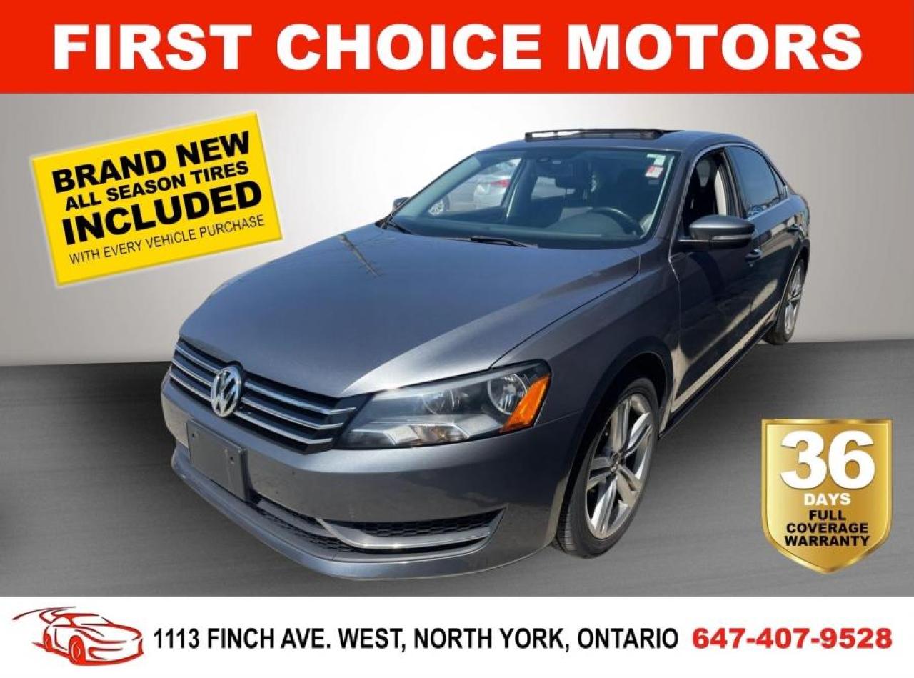 Used 2014 Volkswagen Passat TSI ~AUTOMATIC, FULLY CERTIFIED WITH WARRANTY!!!~ for sale in North York, ON