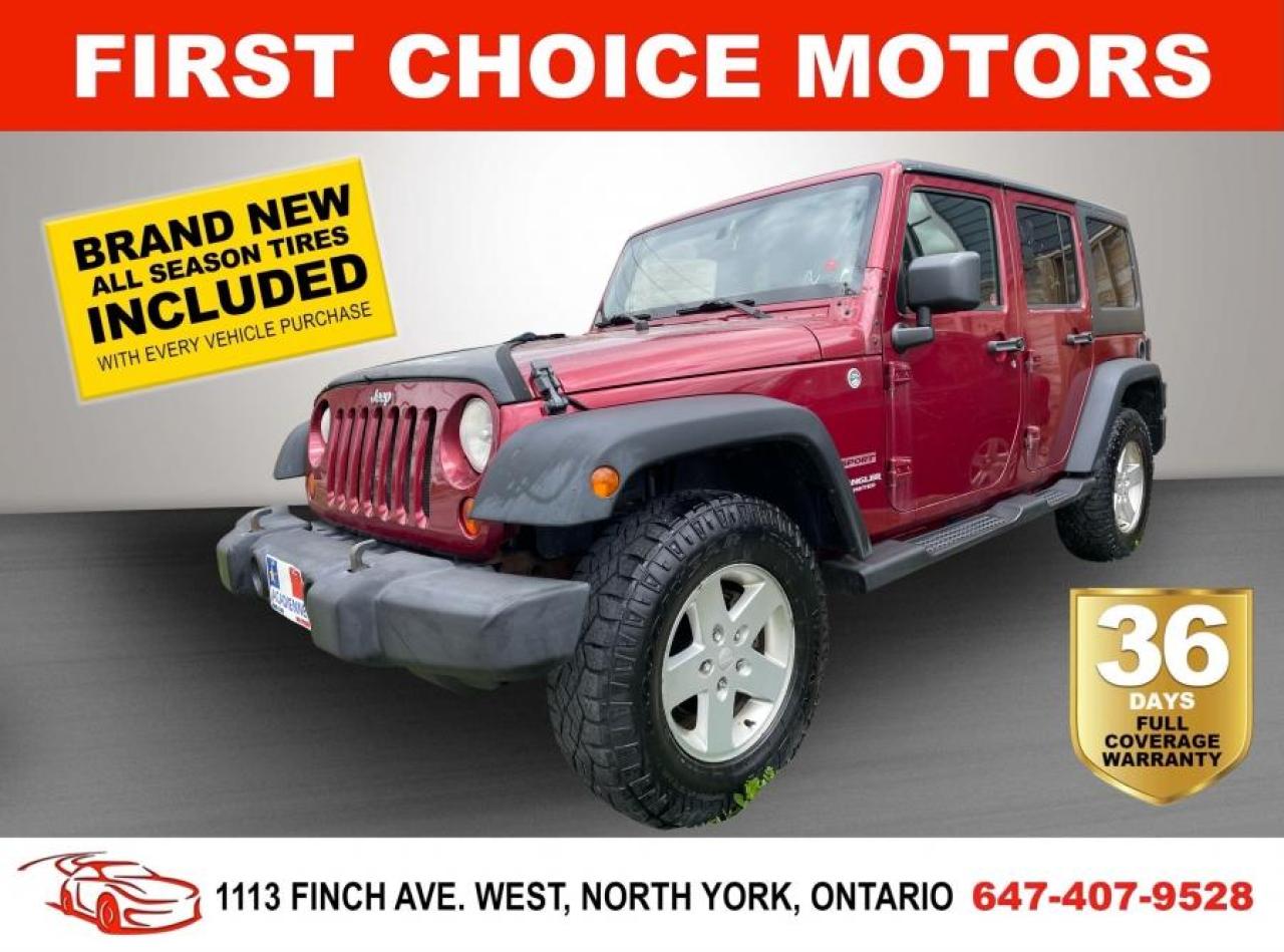 Used 2011 Jeep Wrangler Unlimited SPORT ~AUTOMATIC, FULLY CERTIFIED WITH WARRANTY!!! for sale in North York, ON