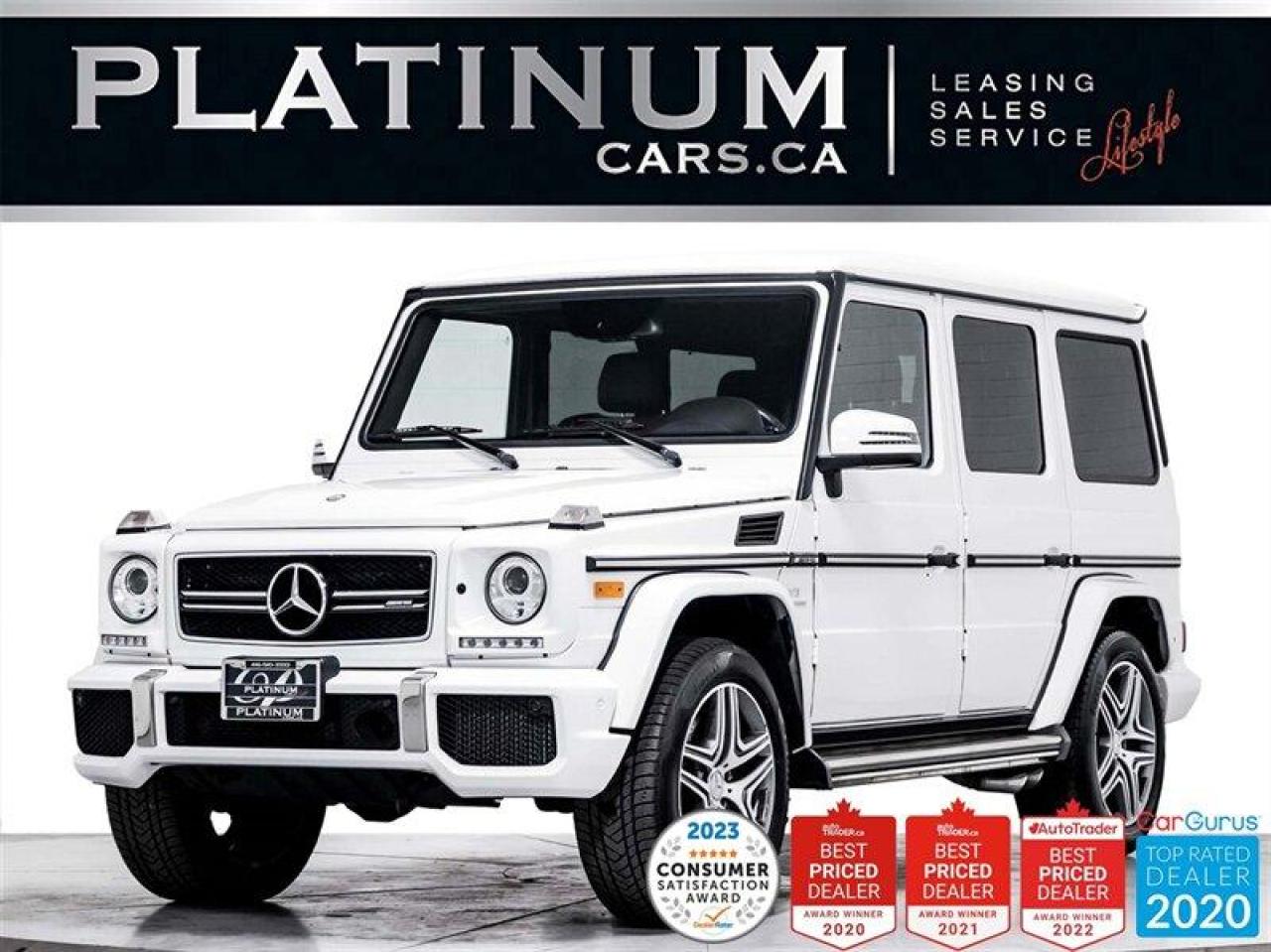 Used 2016 Mercedes-Benz G-Class AMG G63, 563HP, DESIGNO PKG, CHROME PKG, CAM, NAV for sale in Toronto, ON