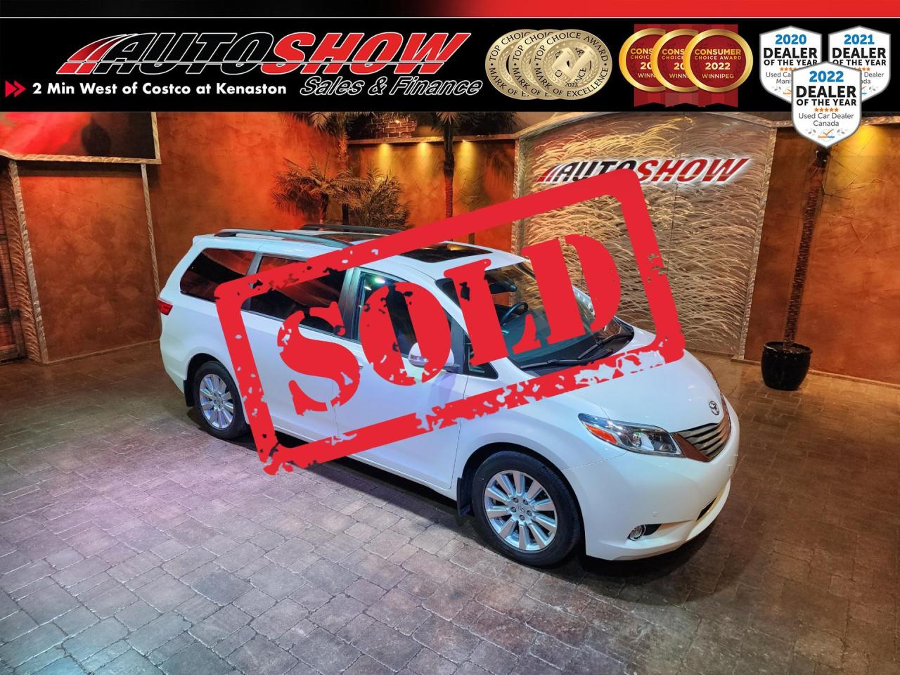 Used 2017 Toyota Sienna Limited AWD - Dual Sunroofs, DVD, 1-Owner, Brwn Lthr!! for sale in Winnipeg, MB