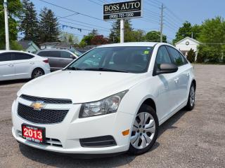 <p><span style=font-family: Segoe UI, sans-serif; font-size: 18px;>VERY SMOOTH DRIVING WHITE ON BLACK CHEVROLET SEDAN W/ GREAT MILEAGE, EQUIPPED W/ THE VERY FUEL EFFICIENT 4 CYLINDER 1.8L ECOTECH DOHC ENGINE, LOADED W/ ON-STAR ASSIST, POWER LOCKS AND WINDOWS, KEYLESS ENTRY, CRUISE CONTROL, AUTOMATIC HEADLIGHTS, AIR CONDITIONING, AM/FM/XM/CD RADIO, CERTIFIED W/ WARRANTIES AND MORE! This vehicle comes certified with all-in pricing excluding HST tax and licensing. Also included is a complimentary 36 days complete coverage safety and powertrain warranty, and one year limited powertrain warranty. Please visit our website at www.bossauto.ca today!</span></p>