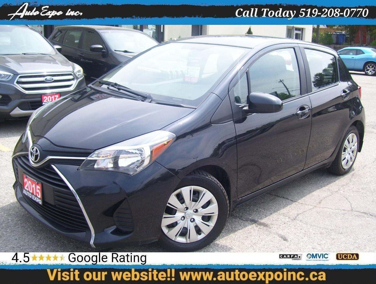 2015 Toyota Yaris LE,Auto,A/C,Gas Saver,Certified,Key Less,New Brake