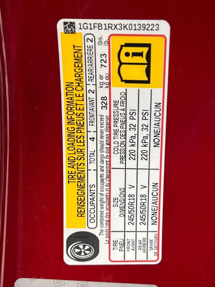 2019 Chevrolet Camaro LS 2.0T+ApplePlay+Camera+Heated Seats+CLEAN CARFAX - Photo #42