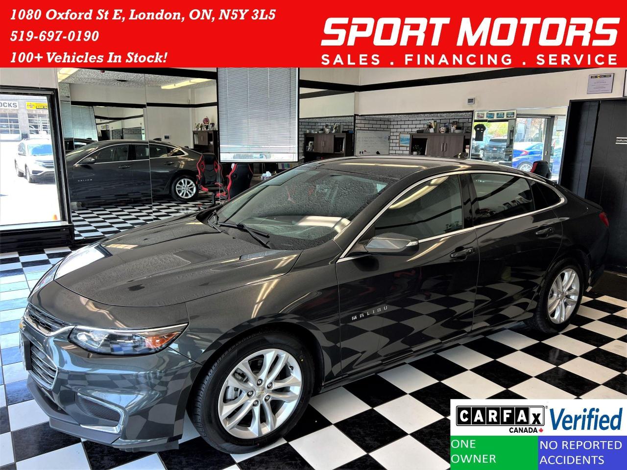 Used 2016 Chevrolet Malibu LT+New TiresRemote Start+Camera+CLEAN CARFAX for sale in London, ON