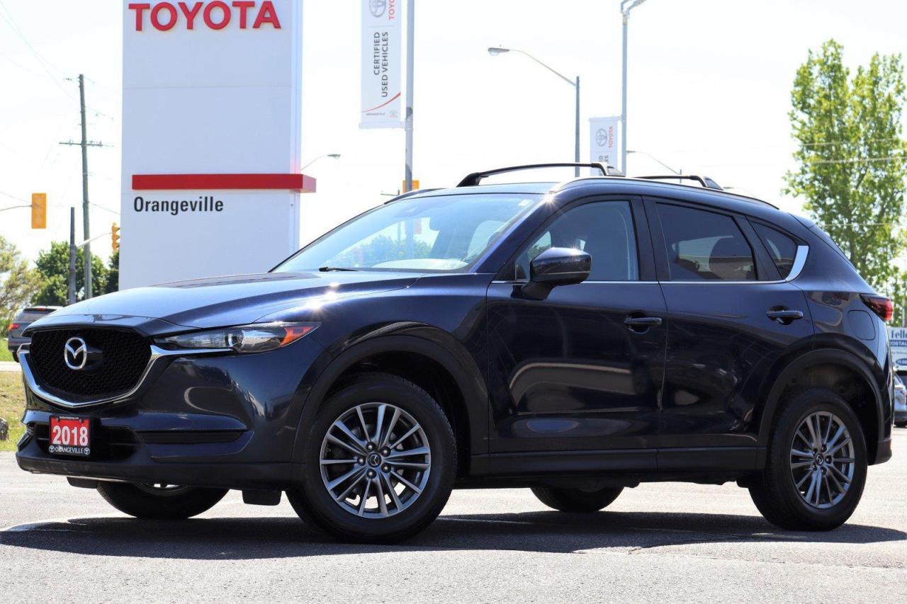 Used 2018 Mazda CX-5 GS AWD, LEATHER HEATED SEATS / STEERING, NAVIGATION, BLUETOOTH, POWER TAILGATE, BLIND SPOT MONITOR for sale in Orangeville, ON