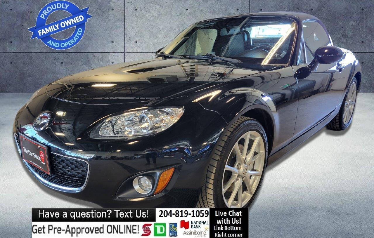 Used 2009 Mazda Miata MX-5 2dr Conv PRHT Man GT Leather Heated Seat CLEAN! for sale in Winnipeg, MB