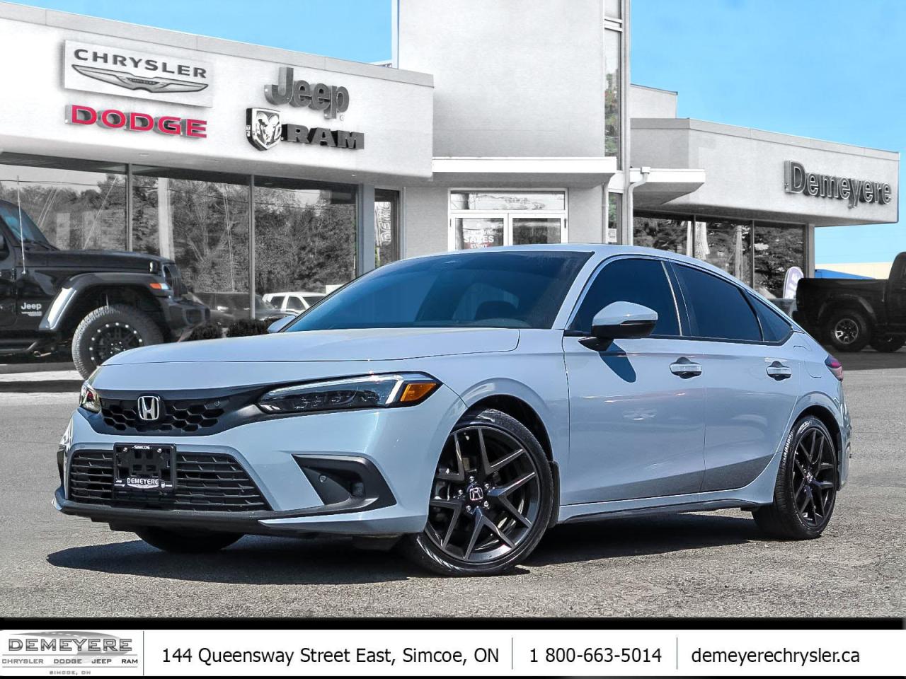Used 2022 Honda Civic SPORT TOURING | LEATHER | ROOF | NAV for sale in Simcoe, ON