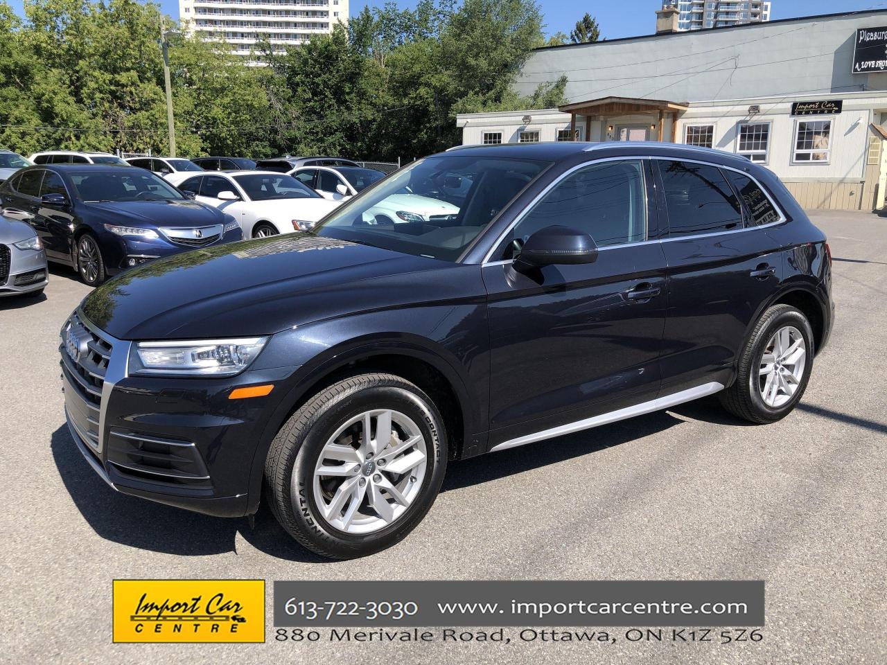 Used 2019 Audi Q5 45 Komfort LEATHER  BACKUP CAMERA  HEATED SEATS  R for sale in Ottawa, ON