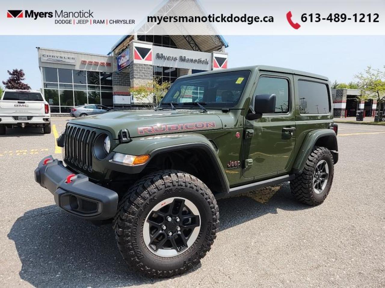 Used 2021 Jeep Wrangler Rubicon  -  4G Wi-Fi -  Android Auto - $192.23 /Wk for sale in Ottawa, ON