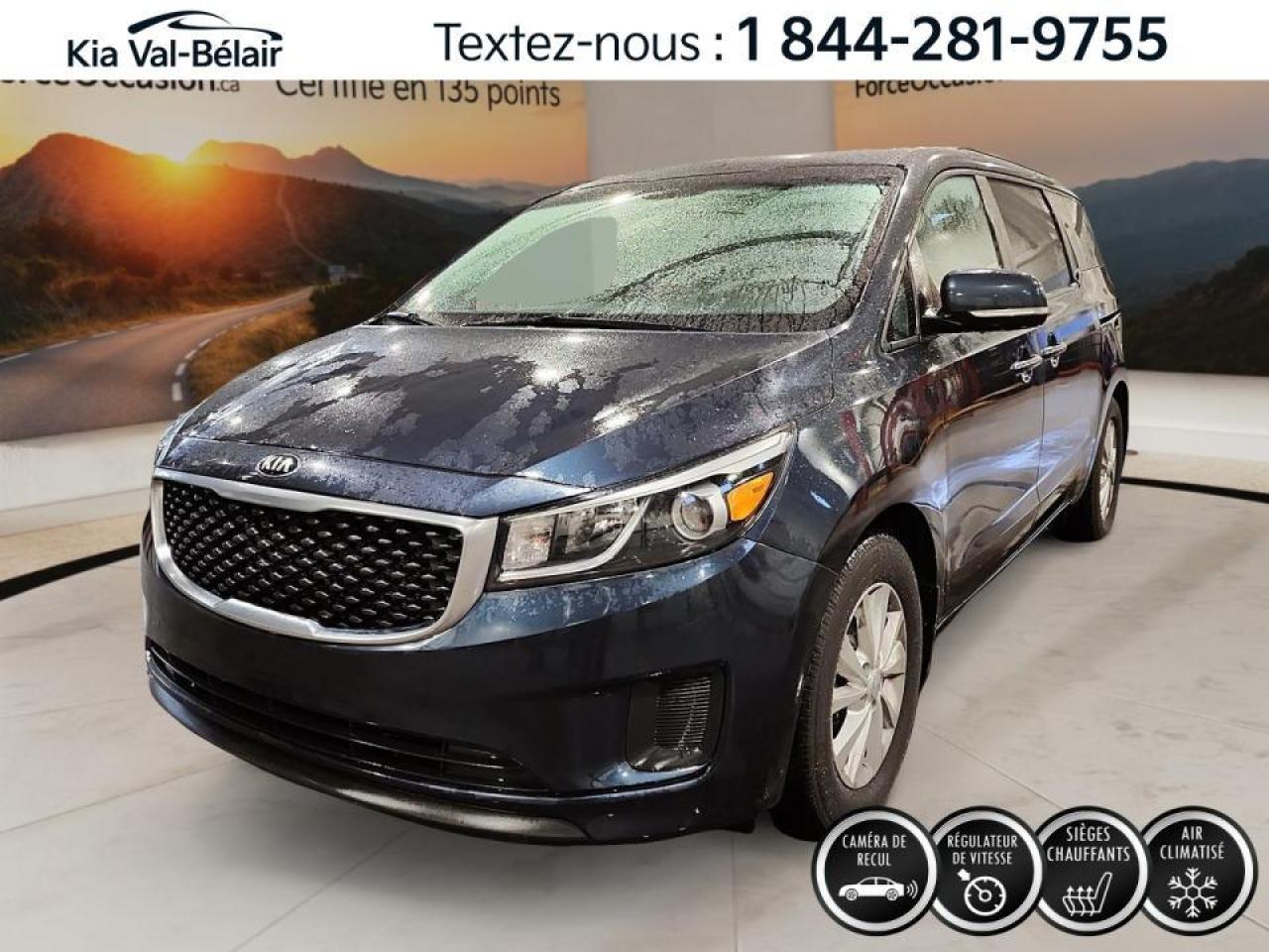 Used 2017 Kia Sedona LX * A/C * 7 PLACES * CAMÉRA * CRUISE * BLUETOOTH for sale in Québec, QC