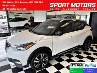 Used 2019 Nissan Kicks SR+Leather+ApplePlay+BlindSpot+CLEAN CARFAX for sale in London, ON