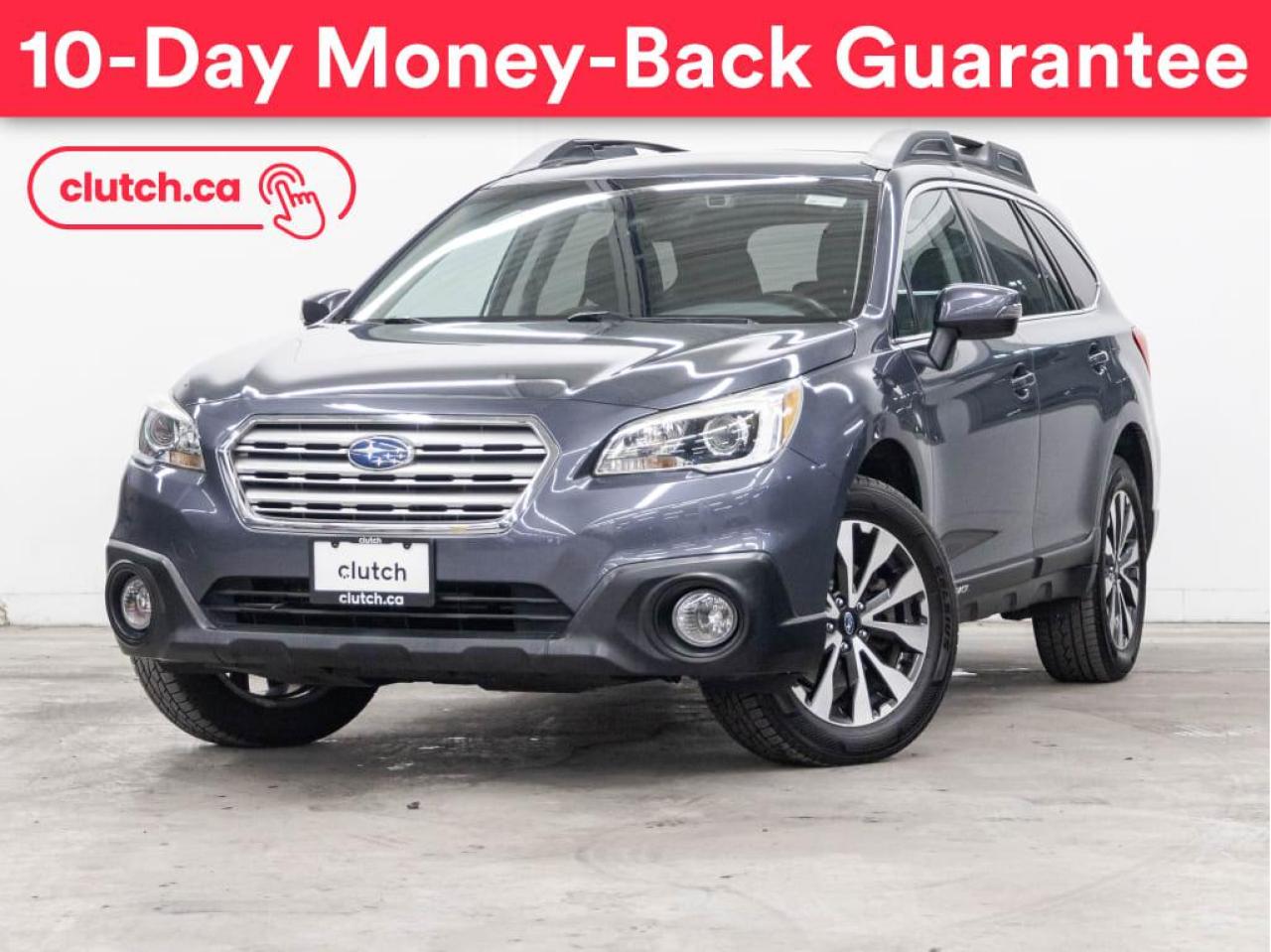 Used 2017 Subaru Outback Limited AWD w/ EyeSight Pkg w/ Bluetooth, Backup Camera, Navigation for sale in Toronto, ON