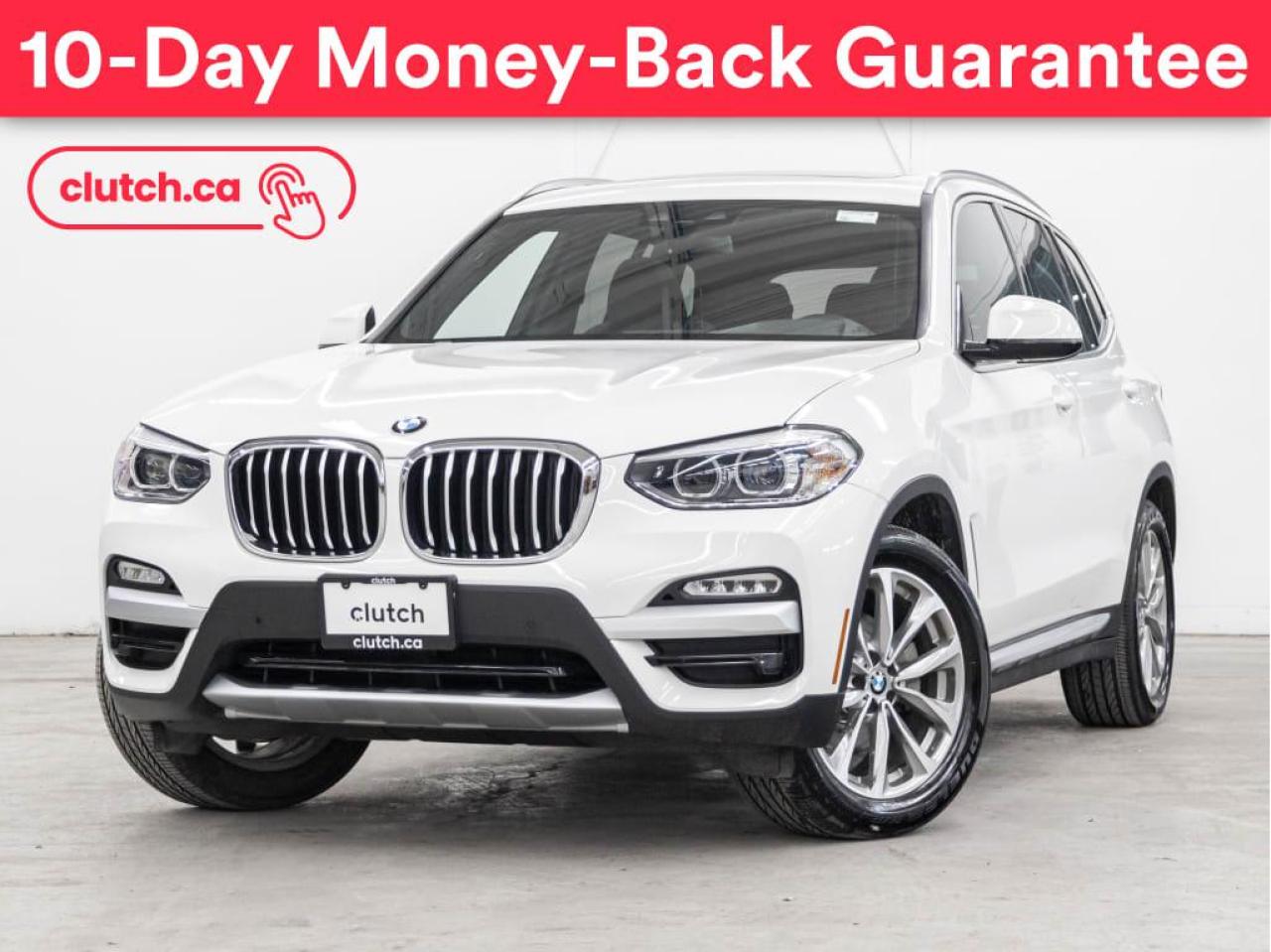 Used 2019 BMW X3 xDrive30i AWD w/ Apple CarPlay, Bluetooth, Moonroof for sale in Toronto, ON