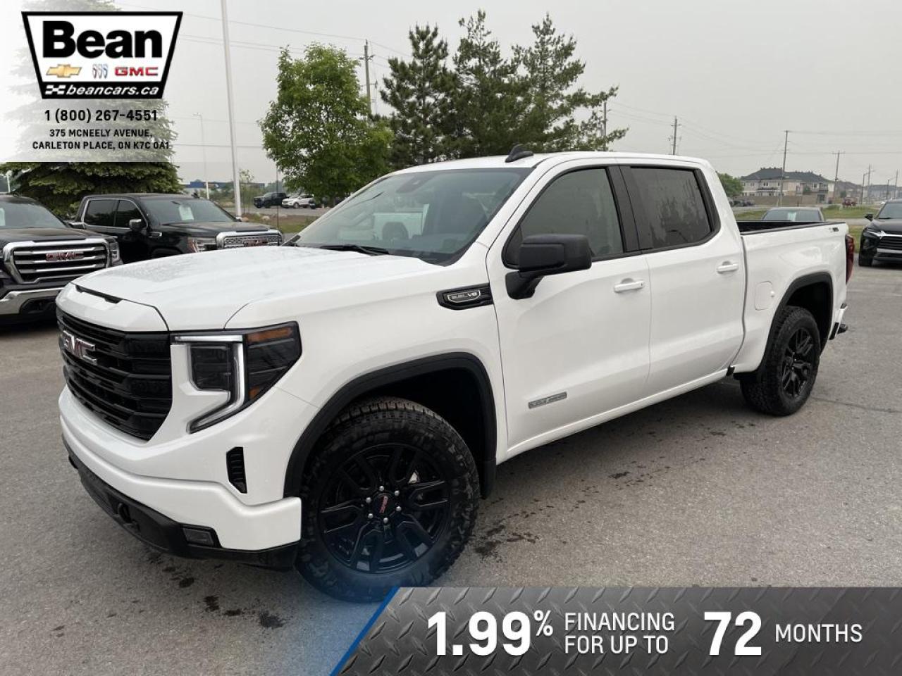 New 2023 GMC Sierra 1500 Elevation 5.3L V8 CREW CAB SHORT BOX ELEVATION X31 OFF ROAD PACKAGE ELEVATION BLACK PACKAGE for sale in Carleton Place, ON