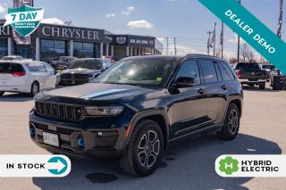 Used 2022 Jeep Grand Cherokee 4xe Trailhawk POWER LIFTGATE I SURROUND VIEW CAMERA SYSTEM I REAR SEAT VIDEO GROUP 1 I FRONT HEATED AND VENTILATED SEATS I DUAL-PANE PANORAMIC SUNROOF for sale in Barrie, ON