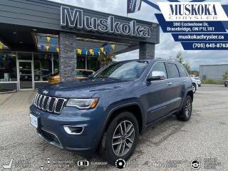 This JEEP GRAND CHEROKEE LIMITED, with a Regular Unleaded V-6 3.6 L/220 engine, features a 8-Speed Automatic w/OD transmission, and generates 25 highway/18 city L/100km. Find this vehicle with only 90403 kilometers!  JEEP GRAND CHEROKEE LIMITED Options: This JEEP GRAND CHEROKEE LIMITED offers a multitude of options. Technology options include: 2 LCD Monitors In The Front, 8.4 Touchscreen Display, GPS Antenna Input, GPS Navigation, HD Radio.  Safety options include Speed Sensitive Variable Intermittent Wipers, Tailgate/Rear Door Lock Included w/Power Door Locks, 2 LCD Monitors In The Front, Power Door Locks w/Autolock Feature, Airbag Occupancy Sensor.  Visit Us: Find this JEEP GRAND CHEROKEE LIMITED at Muskoka Chrysler today. We are conveniently located at 380 Ecclestone Dr Bracebridge ON P1L1R1. Muskoka Chrysler has been serving our local community for over 40 years. We take pride in giving back to the community while providing the best customer service. We appreciate each and opportunity we have to serve you, not as a customer but as a friend