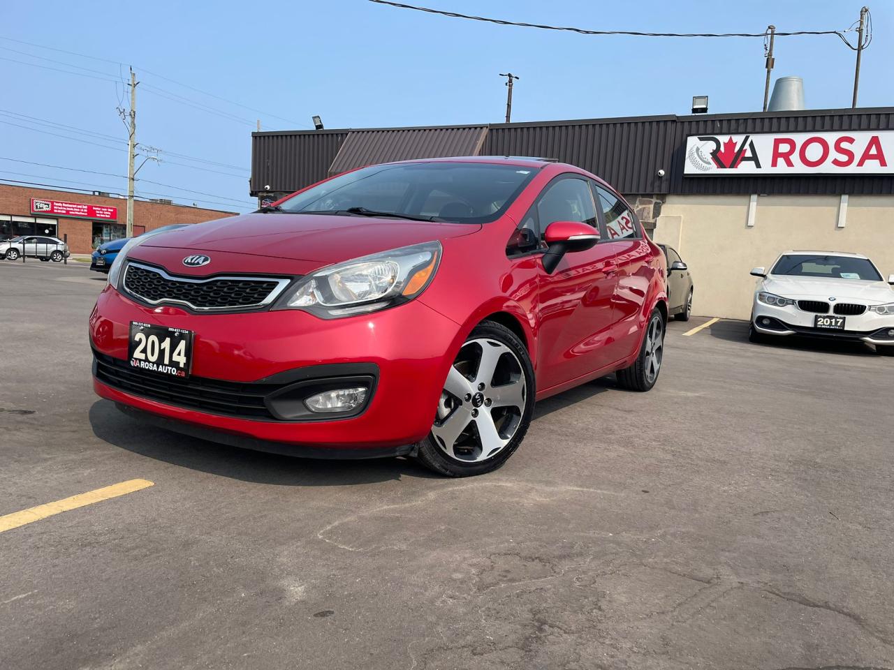 2014 Kia Rio 4drAuto SX w-Navigation LEATHER NEW BRAKES SUNROOF - Photo #1