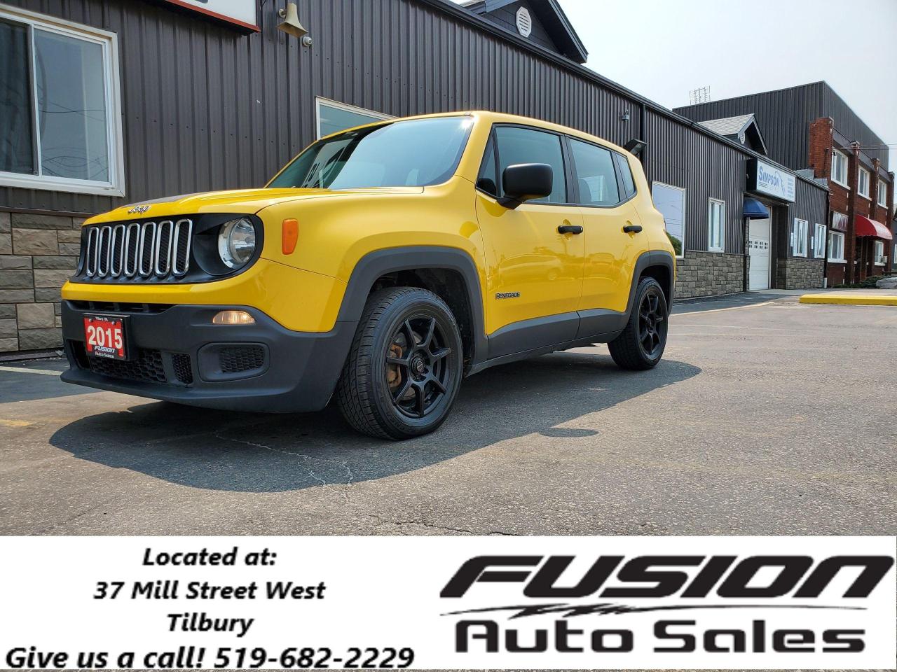 Used 2015 Jeep Renegade Sport-NO TAX SALE TO A MAX OF $2000-LTD TIME ONLY for sale in Tilbury, ON