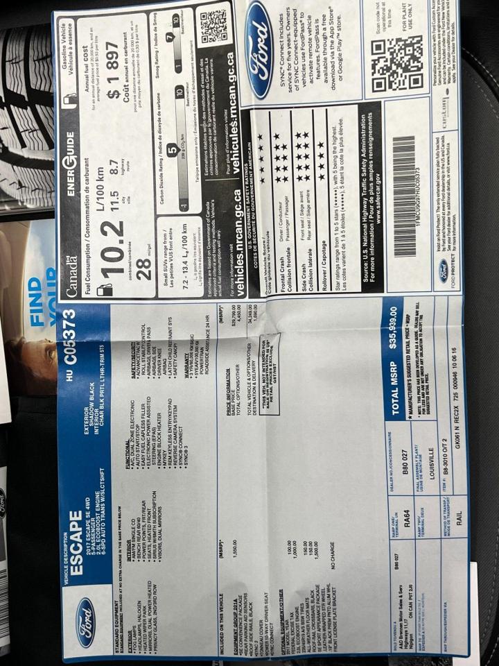 2017 Ford Escape Brand New Front Brake Pads & Rotors - Photo #27
