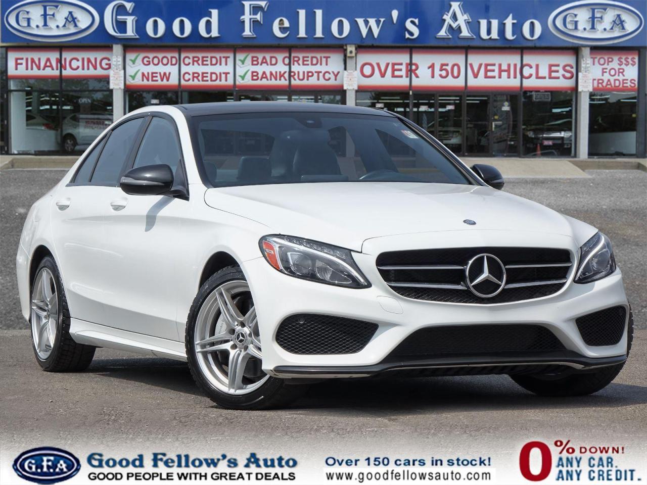 2017 Mercedes-Benz C-Class 4MATIC, LEATHER SEATS, PANORAMIC ROOF, NAVIGATION, Photo23