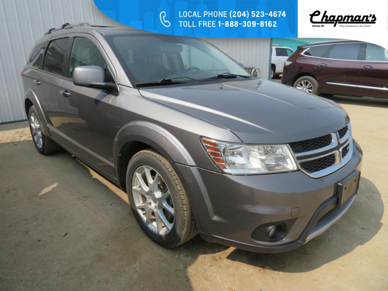 Used 2013 Dodge Journey R/T Heated Front Seats, Heated Steering Wheel, Remote Start for sale in Killarney, MB