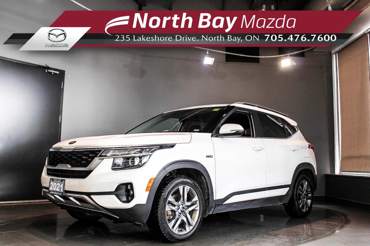 Used 2021 Kia Seltos EX AWD - Sunroof - Heated Seats - Leather Interior for sale in North Bay, ON