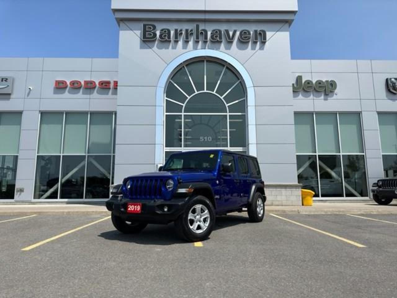 Used 2019 Jeep Wrangler Unlimited Sport 4x4 | Heated Seats/Wheel, Hardtop for sale in Ottawa, ON