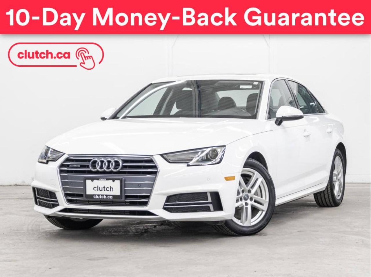 Used 2018 Audi A4 Komfort AWD w/ Bluetooth, Backup Camera, Cruise Control for sale in Toronto, ON