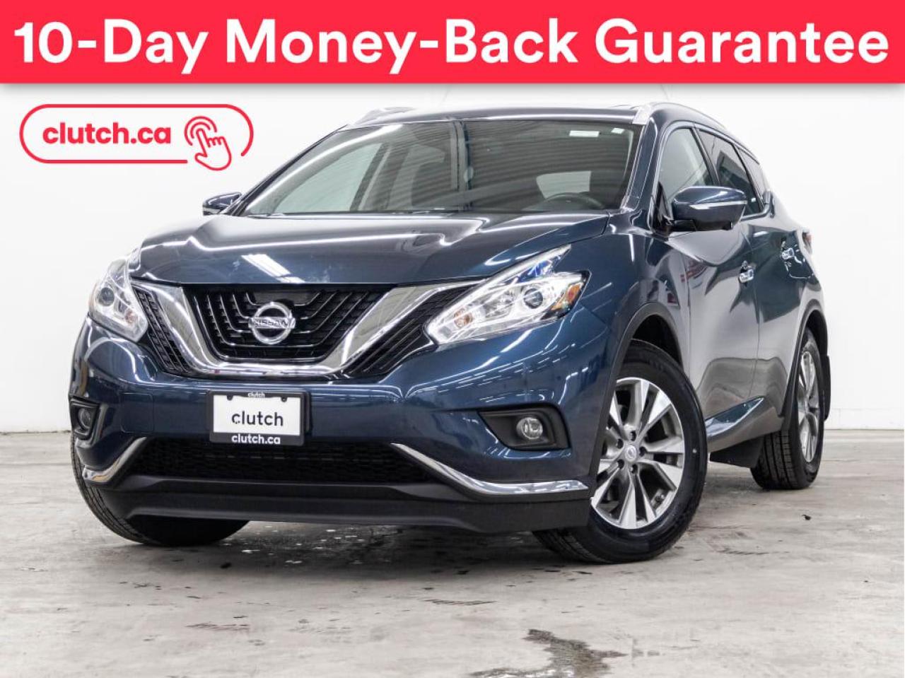 Used 2015 Nissan Murano SL AWD w/ Bluetooth, Backup Camera, Navigation for sale in Toronto, ON