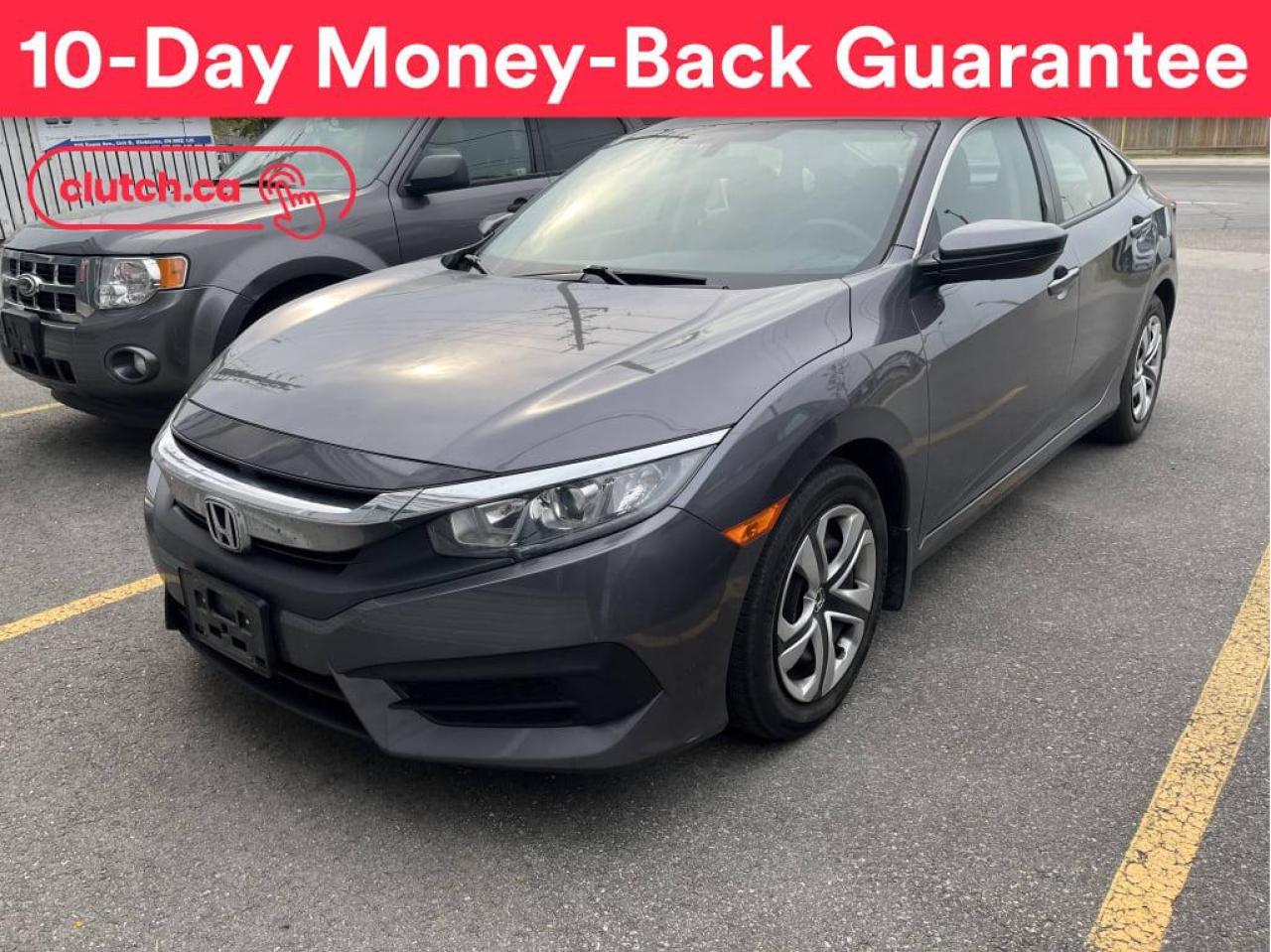 Used 2018 Honda Civic Sedan LX w/ Apple CarPlay & Android Auto, Backup Cam, Bluetooth for sale in Toronto, ON