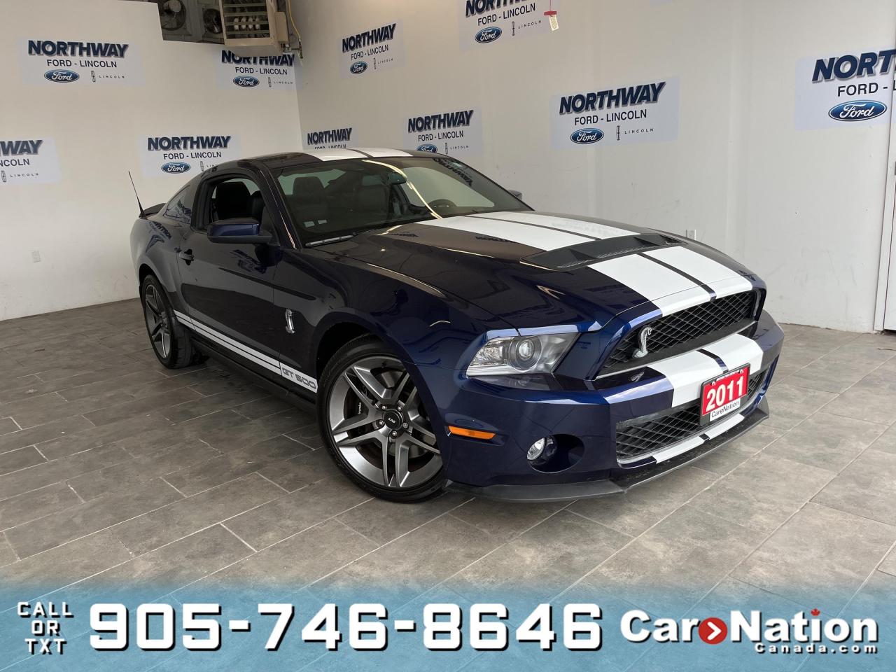 Used 2011 Ford Mustang GT500 | LEATHER | ALL SERVICE RECORDS | ONLY 38KM for sale in Brantford, ON