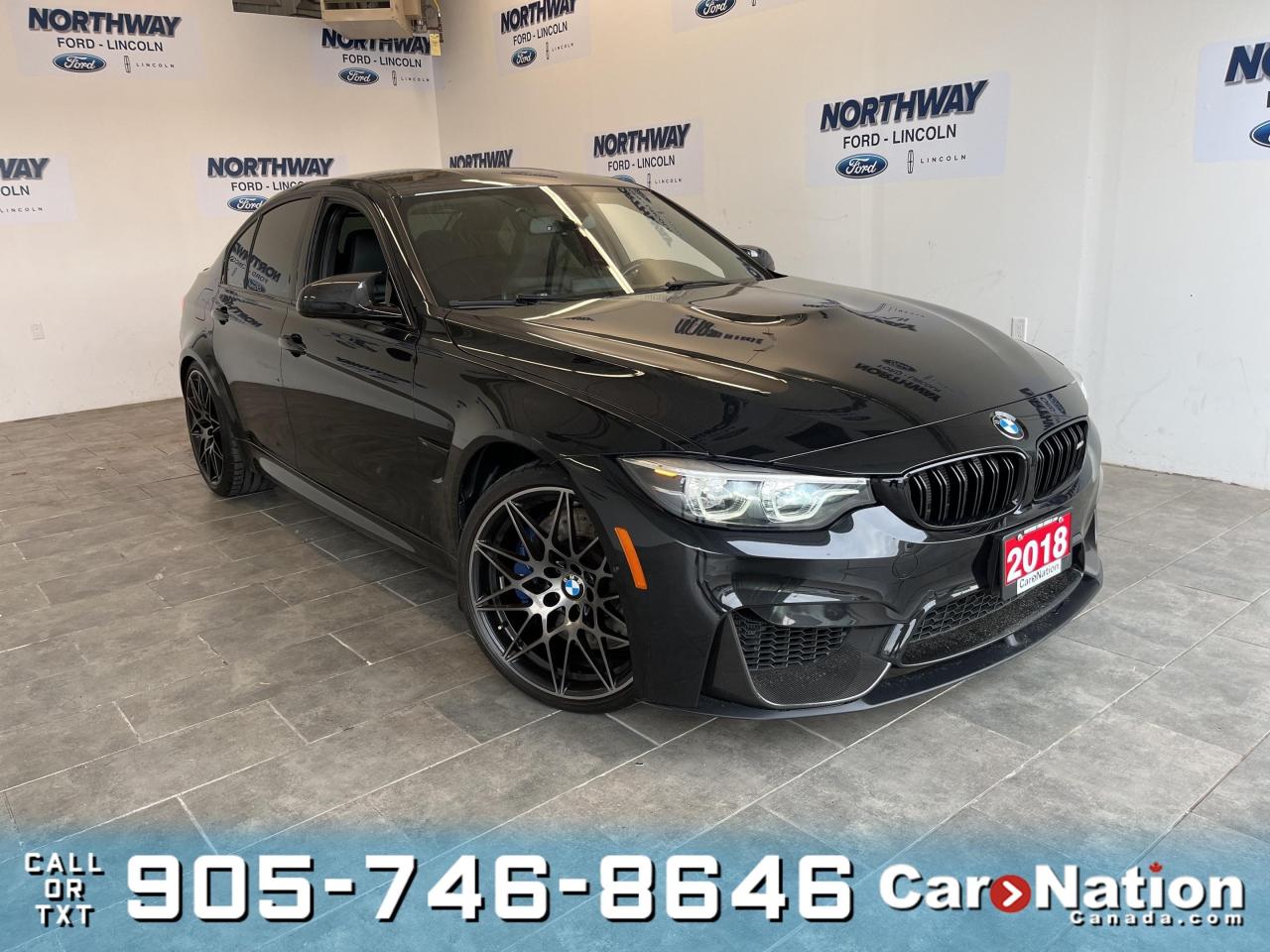 Used 2018 BMW M3 M COMPETITION | LEATHER | NAV | RARE! |ONLY 48 KM for sale in Brantford, ON